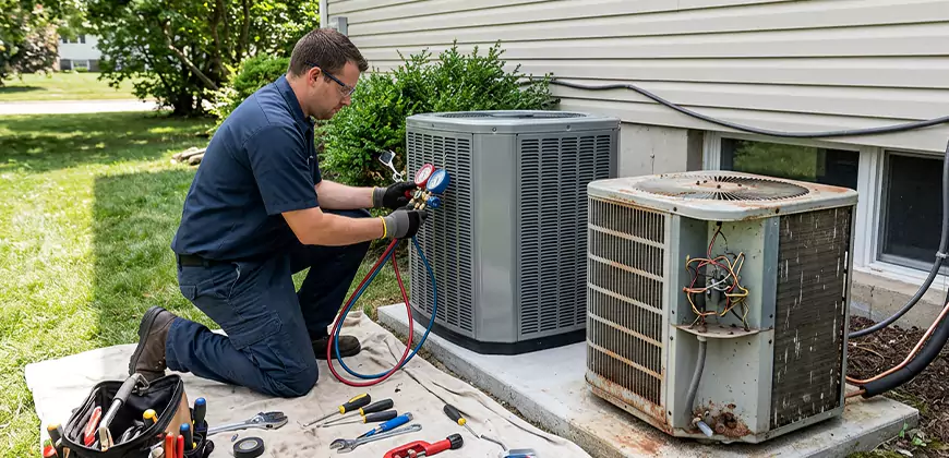 Seasonal AC Checkup in Roswell