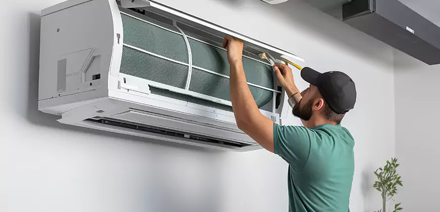 Bathroom and Small Space Ductless Installation in Roswell
