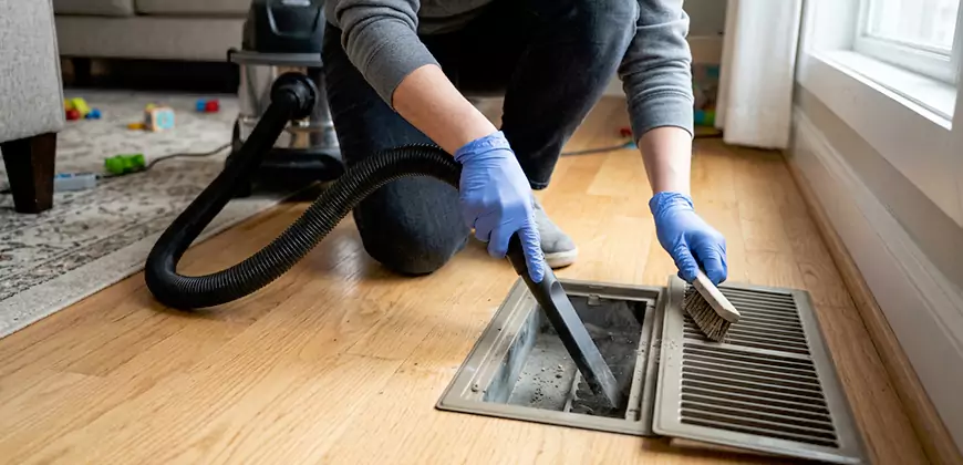 Ducted Heating Filter Cleaning in Roswell